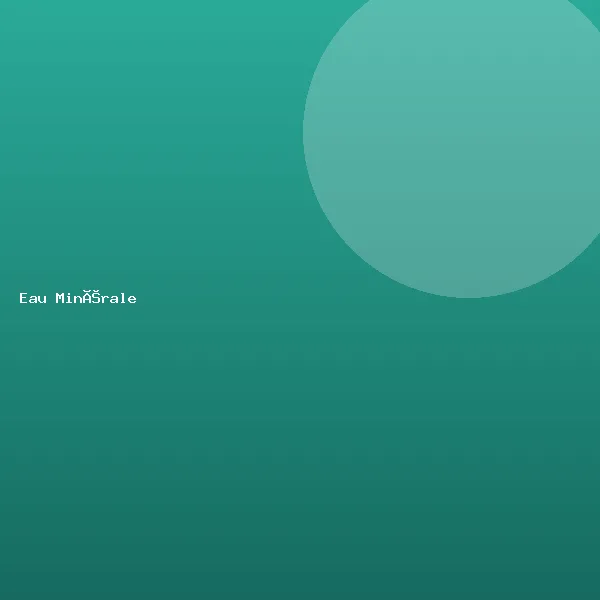 Eau Minérale