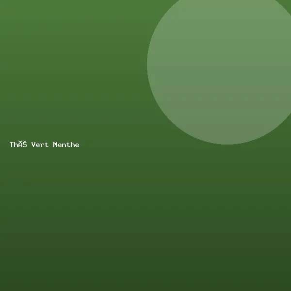 Thé Vert Menthe